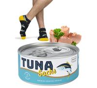 soxo Le Pêcheur Chaussettes Femme Drole Cadeau Homme Fantaisie Coton Chaussette Socquettes Cadeaux 40-45 Tuna