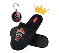 soxo Opa Cadeaux Chausson Homme Pantoufles Hommes Fantaisie Chaussons Humour 41/42 Pantoufles + Porte-Clés