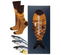 soxo Peche Chaussettes Femme Drole Cadeau Homme Fantaisie Coton Chaussette Socquettes Cadeaux Le Pêcheur 40-45 Raucherforelle