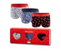 soxo Saint Valentin Calecon Homme Boxer Cadeaux Hommes Coton Cadeau Slip Original Gadget dans Une Boîte Cadeau 3 Pack M