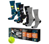soxo Sport Chaussettes Homme Fantaisie Cadeau Drole Chaussette Cadeaux Hommes Cadeau Idee 40-45 Tennis 3 Paires
