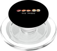 Soy Happy Sushi Lovers Cuisine Japonaise Mangeur de Poisson cru PopSockets PopGrip pour MagSafe