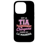 Soy La Tia Chingona Tambien La Madrina Latina Tante Mexicaine Coque pour iPhone 14 Pro