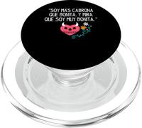 Soy mas cabrona Que Bonita, y Mira Que Soy muy Bonita PopSockets PopGrip pour MagSafe