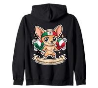Soy Pequeño Pero Pego Como Mexicano Chihuahua Boxe Sweat à Capuche