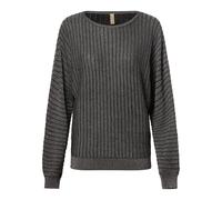 Soyaconcept Pull-over 'Violetta 2' gris foncé / argent, Taille M