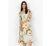 Soyaconcept Robe 'Carmen 2' jaune / olive / vert pastel / rose pastel, Taille 42