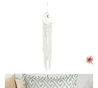 SOYDAN Attrape-rêves | Attrape-rêves lune de style bohème pour filles, filet circulaire pour filles, décoration murale pour chambre à coucher, chambre d'enfant