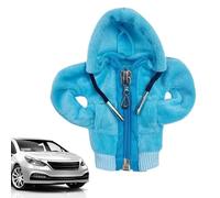 SOYDAN Gear Shift Sweat à capuche - Protection réglable en peluche pour pommeau de levier de vitesse avec fermeture éclair - Protection douce du pommeau de levier de vitesse pour la décoration de