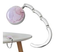 SOYDAN Porte-Monnaie pour Table - Crochet de Sac à Main Pliable Rond,Crochet Porte-Sac à Main, Crochets de Sac pour Tables, Crochet de Bureau pour Dessus de Table, Cintre de Sac pour Femmes et Filles