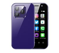 SOYES XS14 Pro 4G Petit Smartphone 3,0 pouces Android 9.0 Reconnaissance faciale 2600mAh RAM 2Go ROM 16Go OTG Double SIM Violet