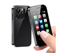 SOYES XS14 Pro petit smartphone 3,0 pouces Android 9.0 Face ID RAM 3 Go ROM 64 Go 2600mAh OTG double SIM 4G petit téléphone Noir