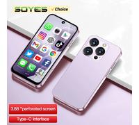 SOYES XS19 3.88 "Mini Smartphone 2GB RAM 16GB ROM Android10.0 reconnaissance faciale déverrouiller 3G petit téléphone portable Rose