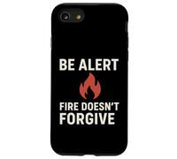 Soyez Alerte - Le feu ne pardonne Pas | Sensibilisation à la sécurité du Nouvel an Coque pour iPhone SE (2020) / 7/8