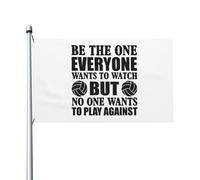 Soyez Celui Que Tout Le Monde Veut Regarder Mais Que Personne Ne Veut Affronter. Drapeaux Solide Drapeau De Jardin Drapeau Pour Bar Cour Pelouse 3X5Ft