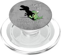 Soyez celui Que Vous Voulez être : T-Rex, marionnette de PopSockets PopGrip pour MagSafe