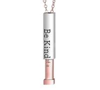 Soyez colliers pour les femmes, soyez une sorte de collier B | Collier de barre vertical,Pendentif d'encouragement en acier inoxydable, bijoux inspirants drôles, bijoux hilarants pour femmes femmes