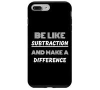 Soyez comme la soustraction et Faites Une différence pour Les Nerds mathématiques Coque pour iPhone 7 Plus/8 Plus