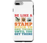 Soyez comme un tampon collé à une chose jusqu'à ce que vous y arriviez dans le style rétro Coque pour iPhone 7 Plus/8 Plus