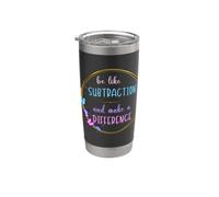 Soyez comme une soustraction et faites la différence Gobelet isotherme en acier inoxydable double paroi