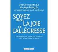Soyez dans la joie et l'allégresse Avec guide de lecture - Pape François - Lessius Eds - broché - Essai