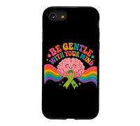 Soyez Doux avec Votre Esprit Sensibilisation à la santé mentale Rainbow Coque pour iPhone SE (2020) / 7/8