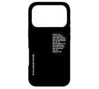 Soyez forts et Courageux, Josué 1, Fête des Pères Chrétiens Coque pour iPhone 17 Pro