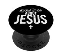 Soyez forts et Courageux, Josué 1, Fête des Pères Chrétiens PopSockets PopGrip Adhésif