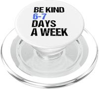 Soyez Gentil 6-7 Minimalist Love Six Seven Kindness Positive PopSockets PopGrip pour MagSafe