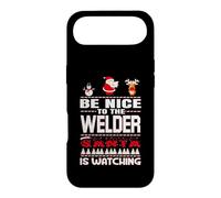 Soyez Gentil avec Le Soudeur Que Le père Noël Regarde Joyeux Coque pour iPhone Air