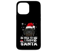 Soyez Gentil avec Moi, Je connais Le Père Noël Chien de Coque pour iPhone 13 Pro Max