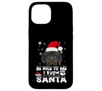Soyez Gentil avec Moi, Je connais Le Père Noël Chien de Coque pour iPhone 15
