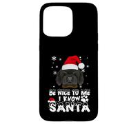 Soyez Gentil avec Moi, Je connais Le Père Noël Chien de Coque pour iPhone 15 Pro Max