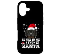 Soyez Gentil avec Moi, Je connais Le Père Noël Chien de Coque pour iPhone 17