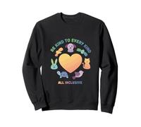 Soyez Gentil avec Tout Type de Conception d’égalité Animale Sweatshirt