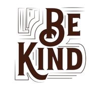 soyez gentil citations de motivation Stickers muraux en PVC 42x44.7cm Culture du tatouage Café