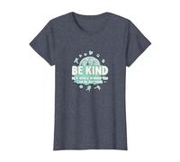 Soyez Gentil dans Un Monde où Vous Pouvez être n'importe Quoi T-Shirt, Femme, Bleu Chiné, L