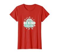 Soyez Gentil dans Un Monde où Vous Pouvez être n'importe Quoi T-Shirt, Femme, Rouge, XL
