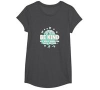 Soyez Gentil dans Un Monde où Vous Pouvez être n'importe Quoi T-Shirt, Fille, Chiné Foncé, XS