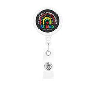Soyez gentil Journée de sensibilisation à l'autisme dans un monde où vous pouvez être n'importe quoi Porte-badge rétractable Reel Clip Id Card Holder for Nurse Student Office Worker