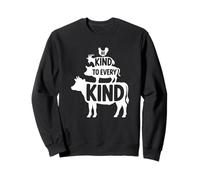 Soyez Gentil pour Tous Les Types - Amusant végétalien Sweatshirt