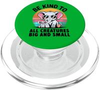 Soyez Gentil pour Toutes Les créatures avec l'éléphant et la Souris PopSockets PopGrip pour MagSafe