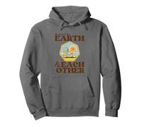 Soyez gentils envers la Terre et les uns envers les autres Rétro Vintage Earth Day Sweat à Capuche