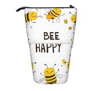 Soyez Heureux Rétractable Trousse De Maquillage 2-En-1 Trousse Multifonctionnelle Étui Sac À Crayons Pour Maison Bureau Enseignants