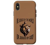 Soyez jugé par Le Monde ou jugé par Dieu Coque pour iPhone X/XS