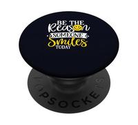 Soyez la Raison pour laquelle Quelqu'un sourit Aujourd'hui Affirmation Positive PopSockets PopGrip Adhésif