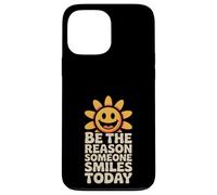 Soyez la Raison pour laquelle Quelqu'un sourit, gentillesse, Sourire, Soleil, rétro Coque pour iPhone 13 Pro Max