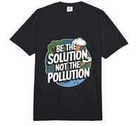 Soyez la Solution, Pas la Pollution - Jour de la Terre Comfort Colors Adult Heavyweight T-Shirt