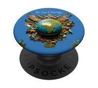 Soyez Le Changement : Un Monde Meilleur Commence par Vous PopSockets PopGrip Adhésif