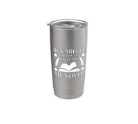 Soyez prudent ou vous finirez dans mon roman Gobelet isotherme en acier inoxydable double paroi